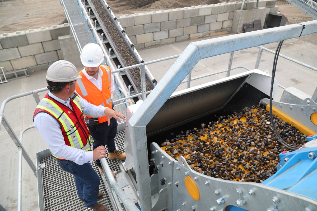 CDE unveils largest Construction and Demolition Waste Recycling Plant in Canada