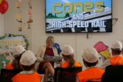 Cones and High-Speed Rail educates children on HS2