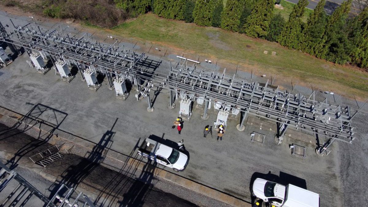 A Marietta electrical substation was used for testing the GridTrust system.