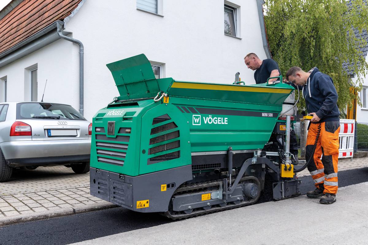Vögele's new Mini-Paver in big demand after successful launch in Europe