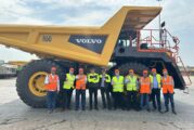 Indonesian visitors experience VolvoCE R60E Hauler at Motherwell facility in the UK