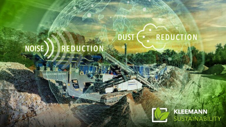 Kleemann continues Sustainability drive for less noise and dust pollution