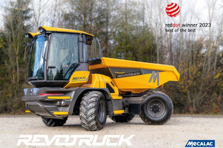 MECALAC REVOTRUCK wins Best of the Best at Red Dot Design Awards