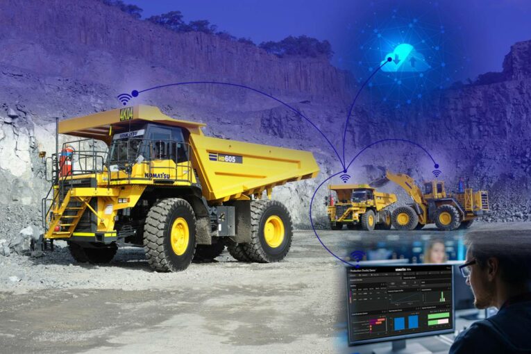 Smart Quarry Site is scheduled to be released by Komatsu