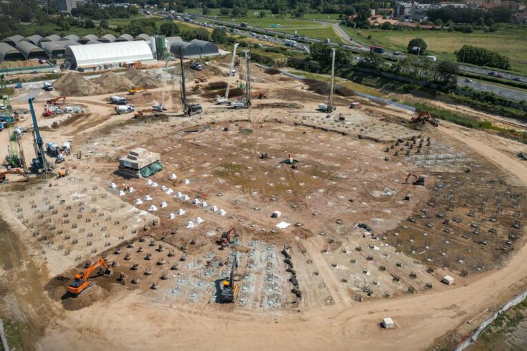 Foundations of the new Santa Giulia Arena in Milan completed by Trevi