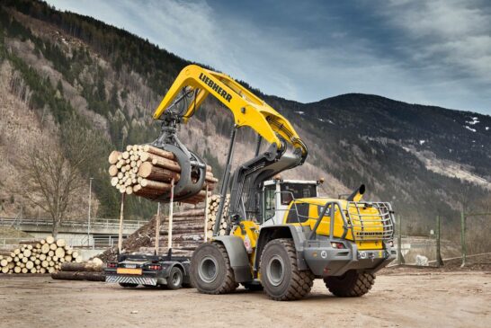Liebherr L580 LogHandler XPower is a very special Wheel Loader