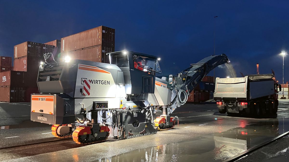 Wirtgen's new W 150 Fi Compact Milling Machine perfect for tight spaces