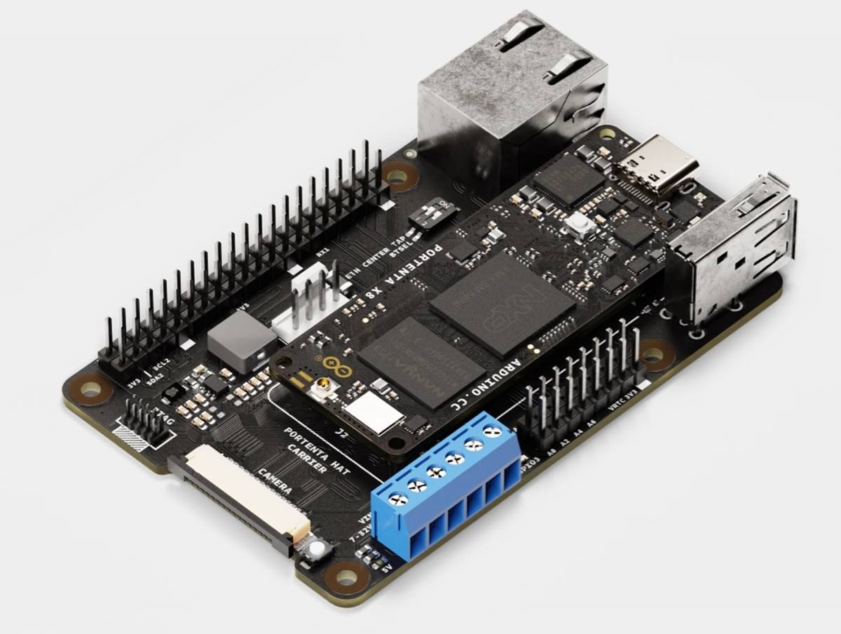 Arduino PRO Portenta Hat Carrier bridges Arduino and Raspberry Pi Ecosystems