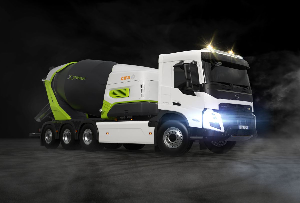 CIFA Energya E9 Electric Mixer Truck to be featured at Ecomondo