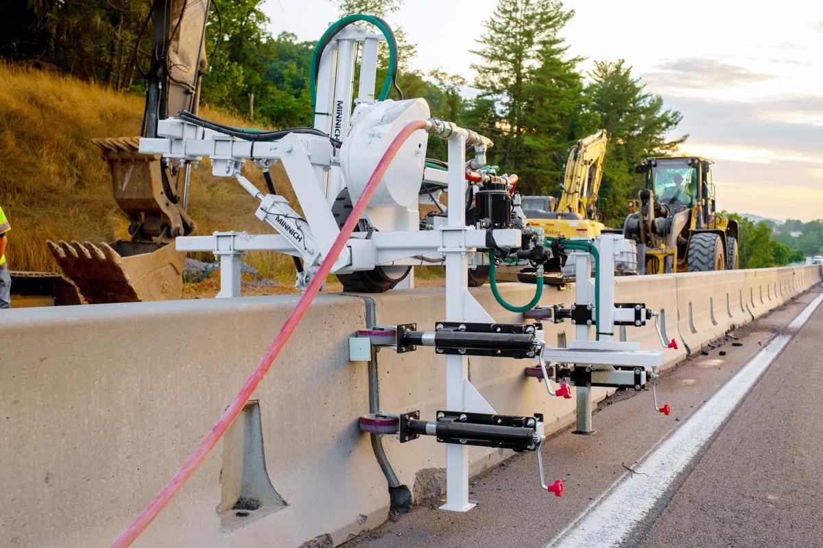 Minnich Single Gang Barrier Wall Drill set for World of Concrete 2024 debut