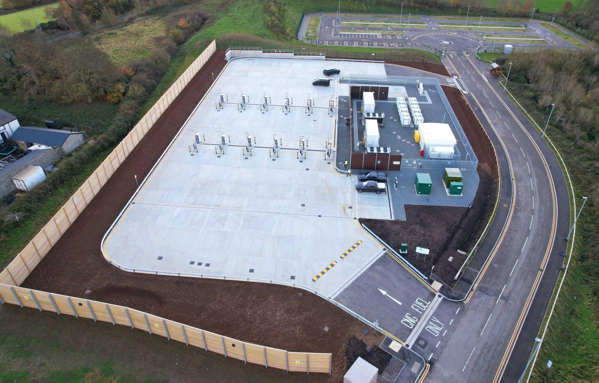 First-ever Renewable Biomethane Refuelling Station for HGVs opens in Wales