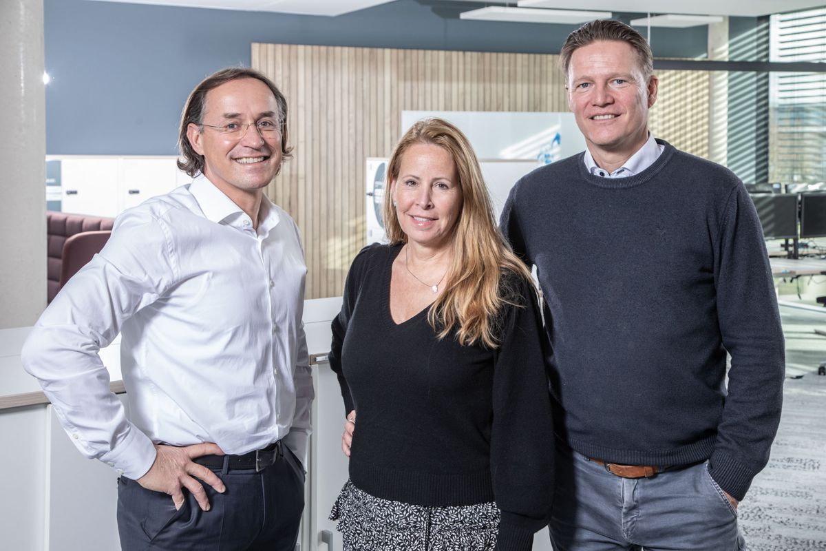 The management team of Surplex keeps a close eye on the future. From left to right: Uli Stalter, Ghislaine Duijmelings and Michael Werker. (© Surplex).