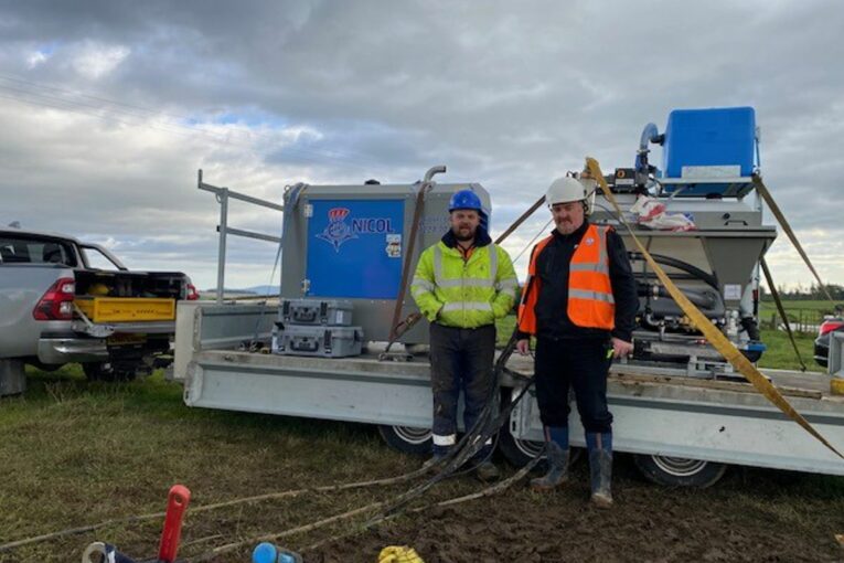 Nicol of Skene goes underground with a TRACTO GRUNDOPIT in Scotland