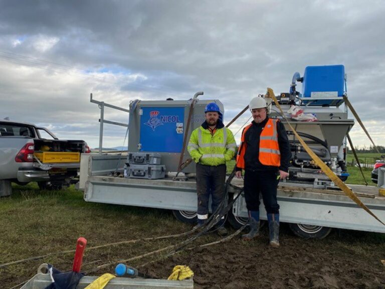 Nicol of Skene goes underground with a TRACTO GRUNDOMAT in Scotland