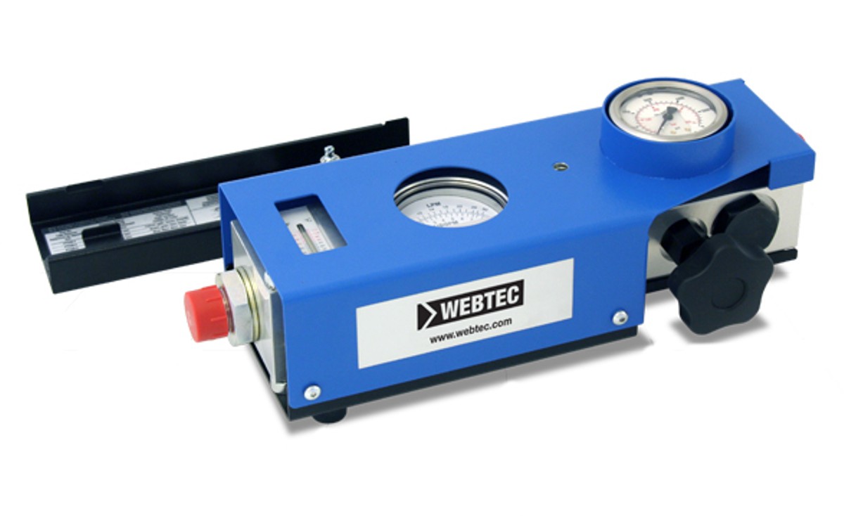 Webtec Mechanical Hydraulic Tester delivers enhanced flow capacity