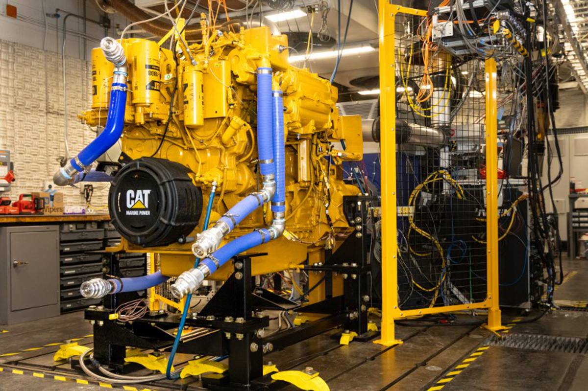 Caterpillar and Oak Ridge Labs testing methanol for use in Marine Engines