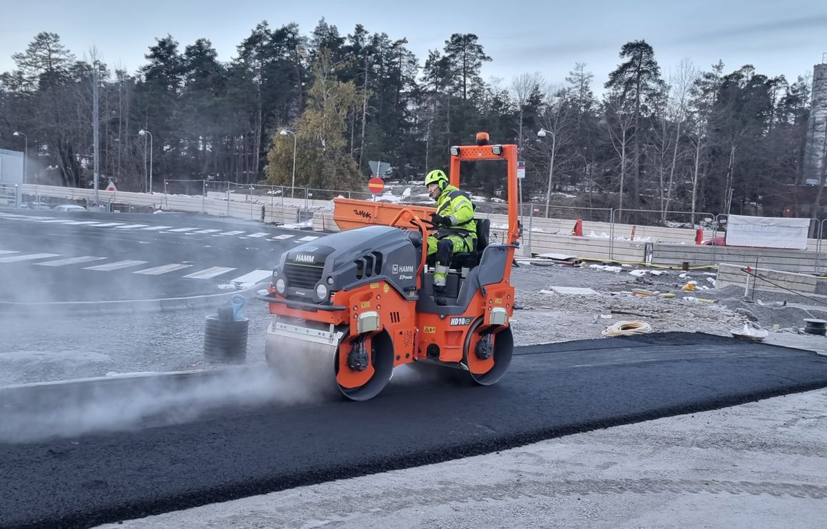 Zero Emission Compaction with Electric Tandem Rollers from Hamm