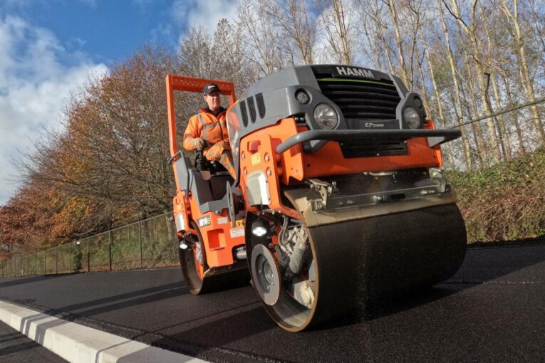 Zero Emission Compaction with Electric Tandem Rollers from Hamm