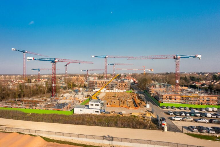 Liebherr Tower Cranes building an eco-friendly District in France