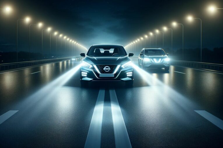 Nissan helping headlights to evolve with safer LED technology