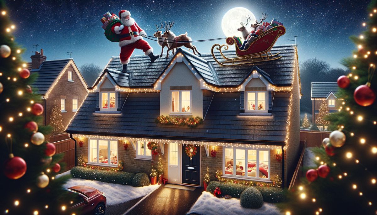 Roof Landing Techniques for Santa and his Sleigh