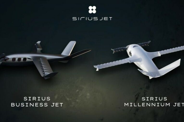 Sirius Jet unveils zero-emission VTOL Hydrogen Aircraft