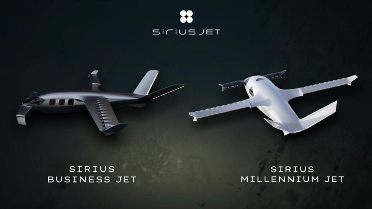 Sirius Jet unveils zero-emission VTOL Hydrogen Aircraft