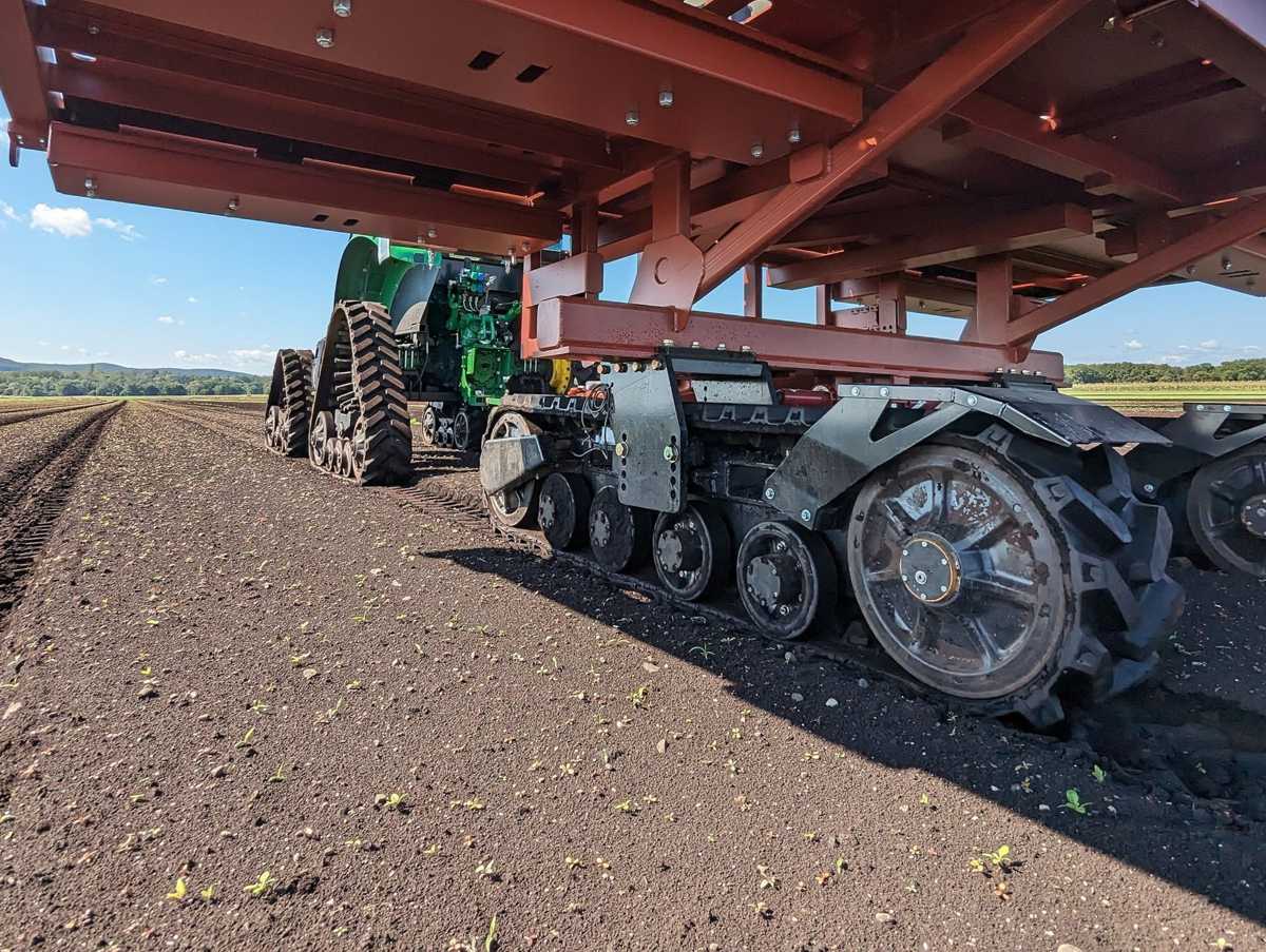 AI robotics leader unveils Track LaserWeeder for muck soil, Carbon Ops Center with spatial data metrics for all crops and weeds.