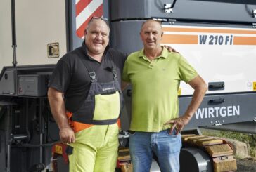 Making the roads safe in Sicily with the W 210 Fi Milling Machine