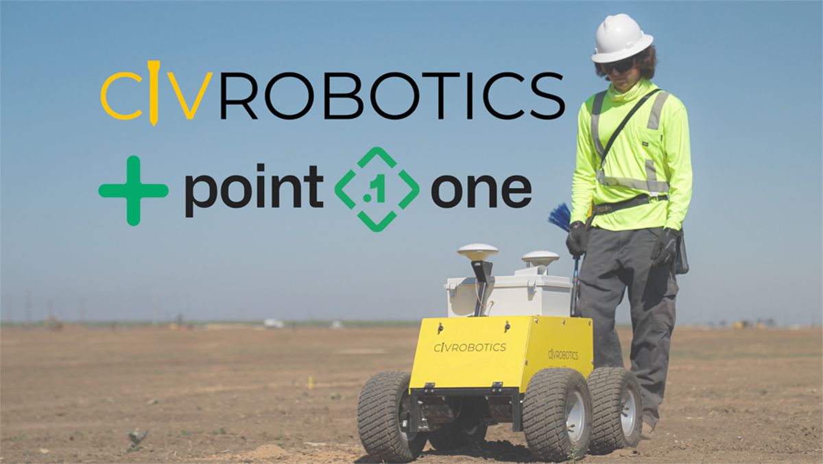 Civ Robotics teams up with Point One Navigation for high-tech Land Surveying