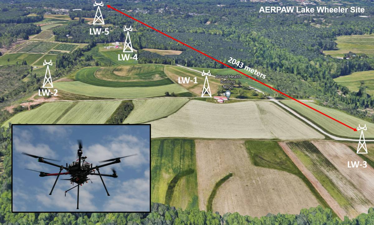 PAWR Program expands AERPAW Drone Network Testbed