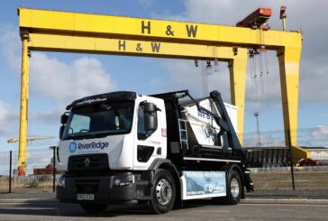 First All-Electric Skip Lift Vehicle put to work in Northern Ireland