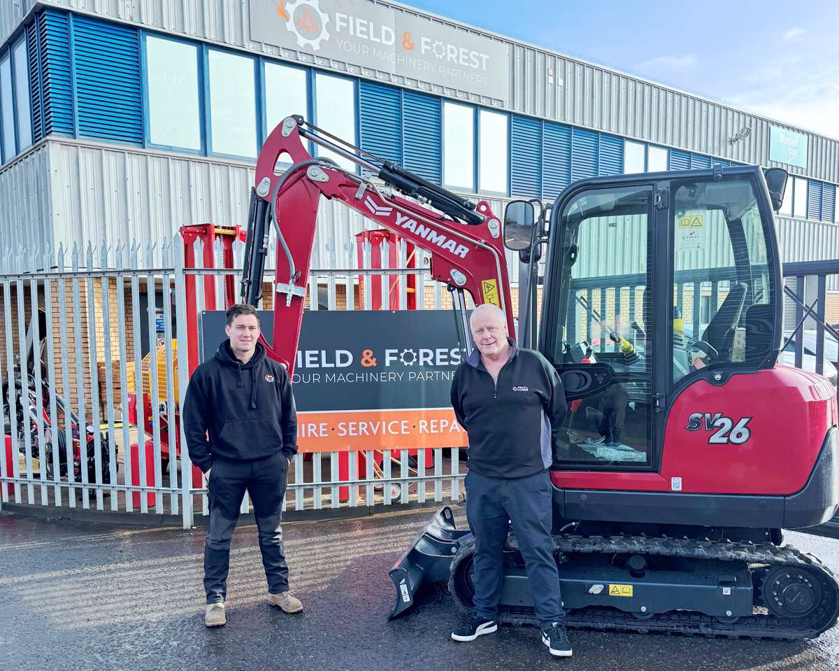 Yanmar CE expands in Scotland with Field and Forest Dealership