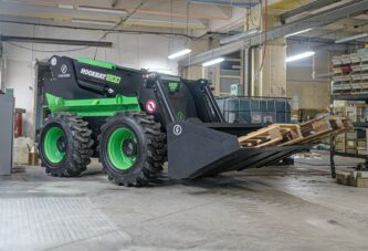 FIRSTGREEN announces the ROCKEAT Electric Skid Steer Loader