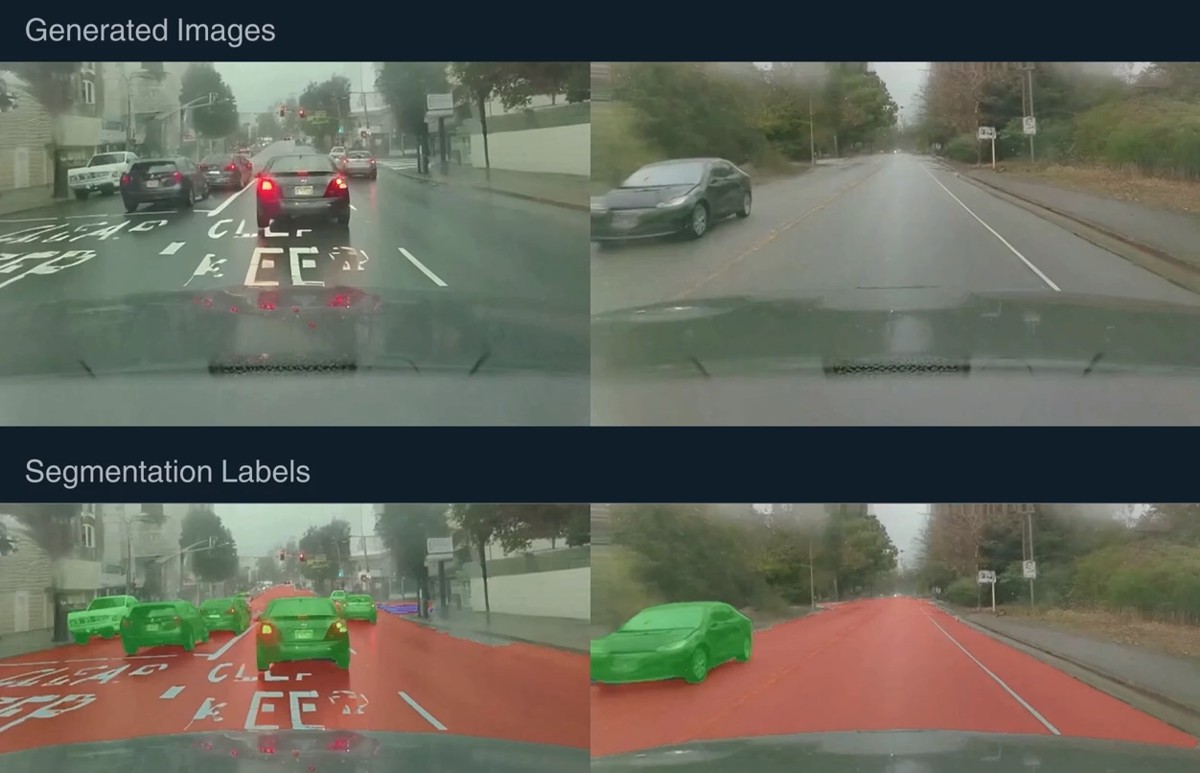 Labelling Images for Autonomous Driving with AI Generative Simulation