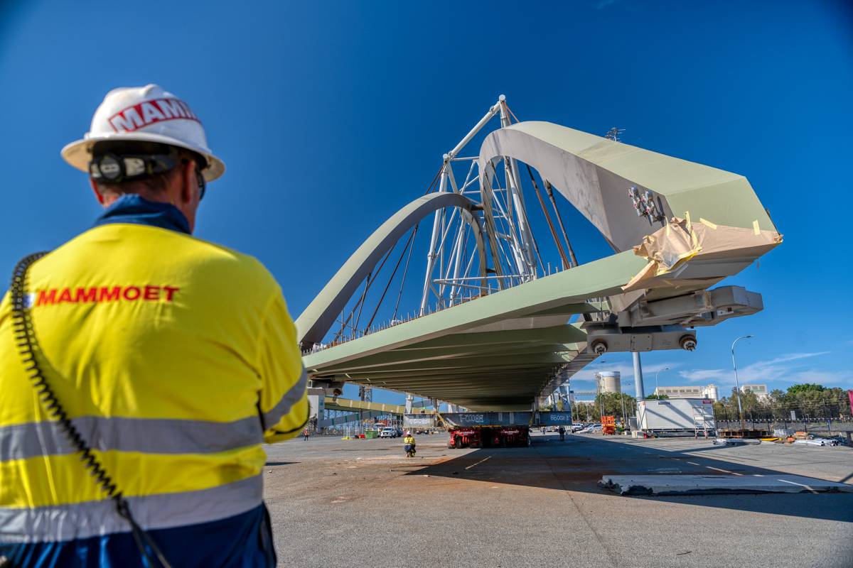 Mammoet makes Breakfast Creek Bridge Construction Swift and Seamless in Brisbane