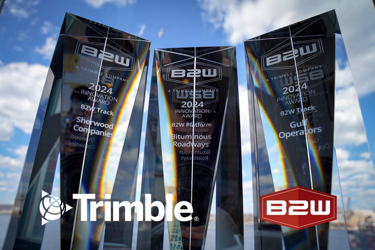 B2W Customer Innovation Award Winners announced by Trimble