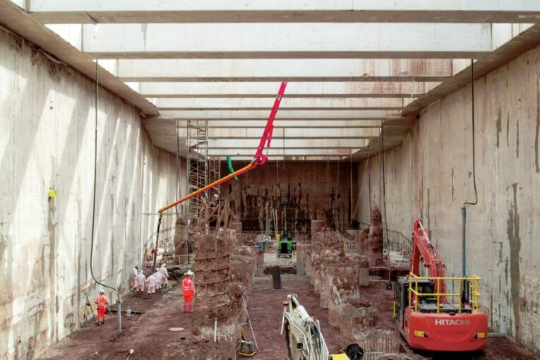 HS2 Bromford Tunnel portal completed by Balfour Beatty VINCI