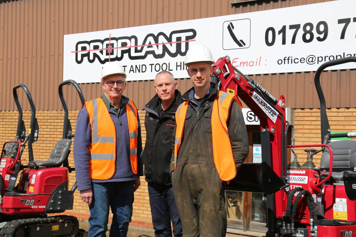 Proplant and Yanmar CE celebrate their 10 year partnership