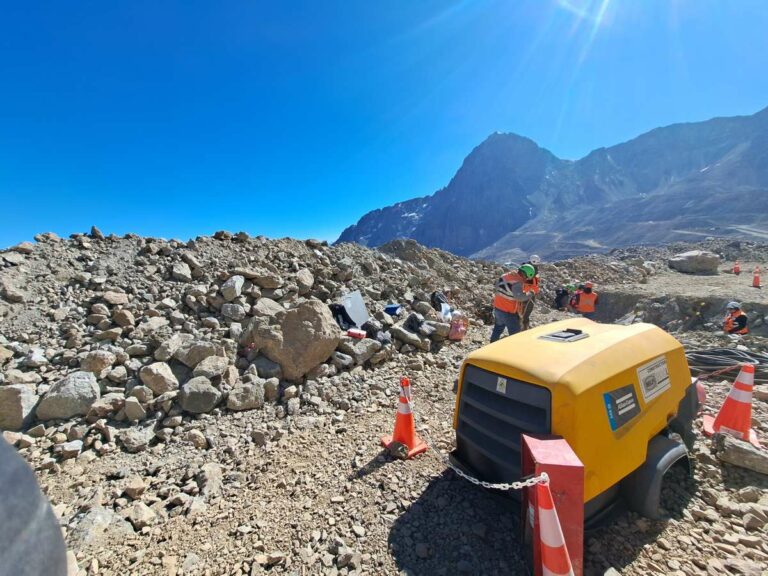 Chile's Vertical Mines rely on rugged Atlas Copco Portable Air Compressors