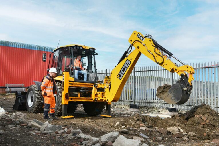 70th Anniversary Platinum JCB Backhoe delivered to K-Plant Hire