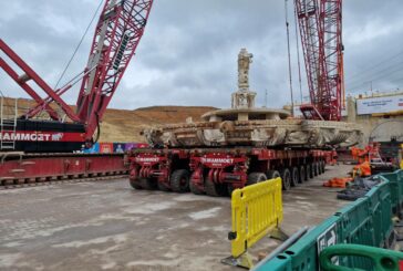 Mammoet rises to the challenge of Dismantling HS2 Tunnel Boring Machines