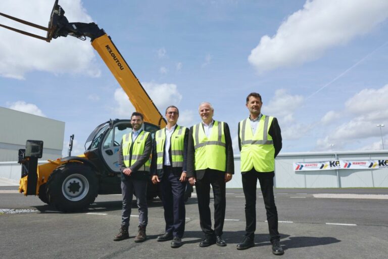 First Retrofit Electric Telehandler previewed by Manitou and Kiloutou