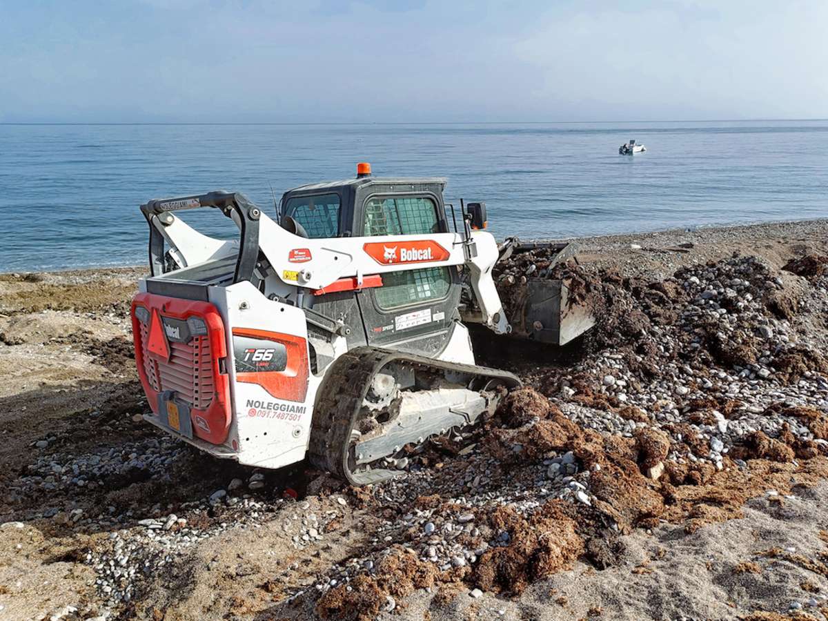 Beaches in Sicily benefitting from Bobcat Beauty Treatments