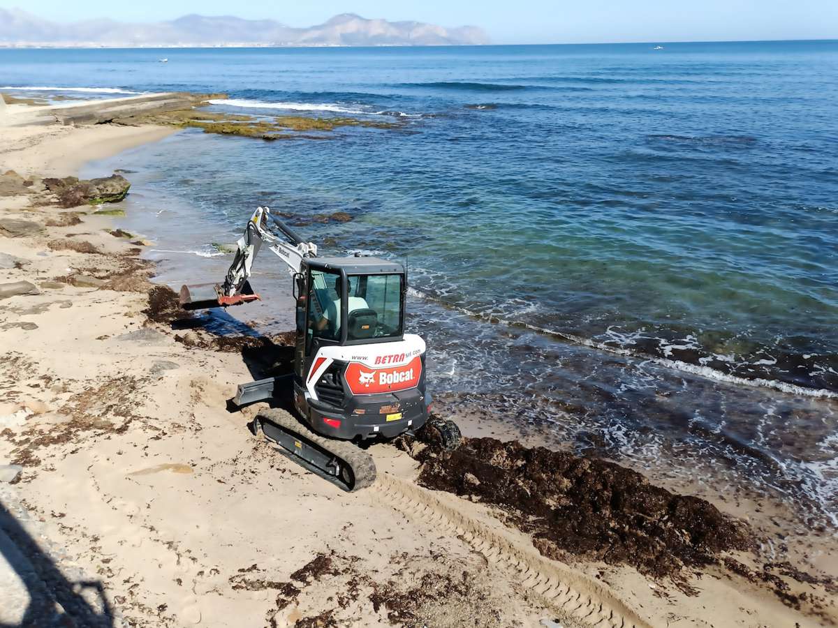 Beaches in Sicily benefitting from Bobcat Beauty Treatments