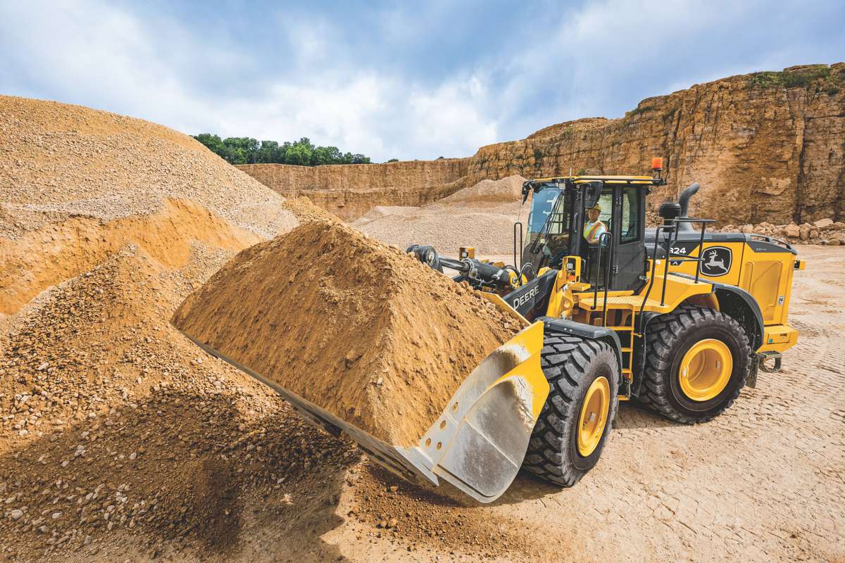 John Deere E-Drive Loaders expanded with the 744 and 824 X-Tier Models