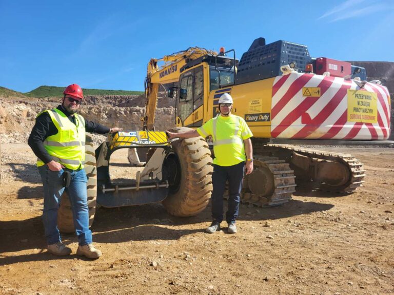 Sleipner Finland and Komatsu Poland Innovating Machinery Transport