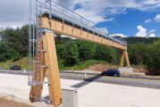 Kapsch TrafficCom installs Wooden Toll Gantry on Austrian Highway