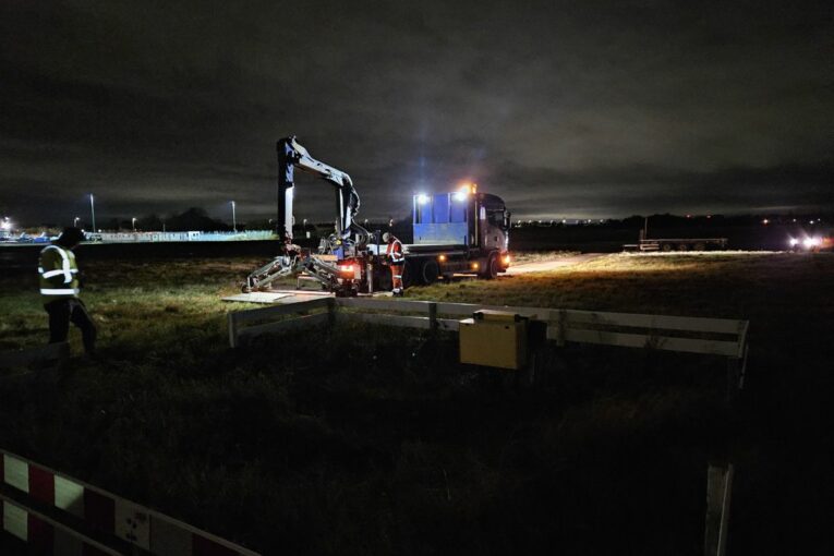 Liverpool John Lennon Airport using TPA Temporary Roadway to stay operational