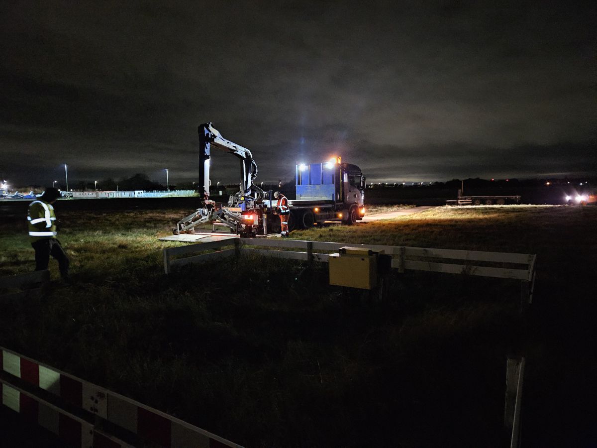 Liverpool John Lennon Airport using TPA Temporary Roadway to stay operational